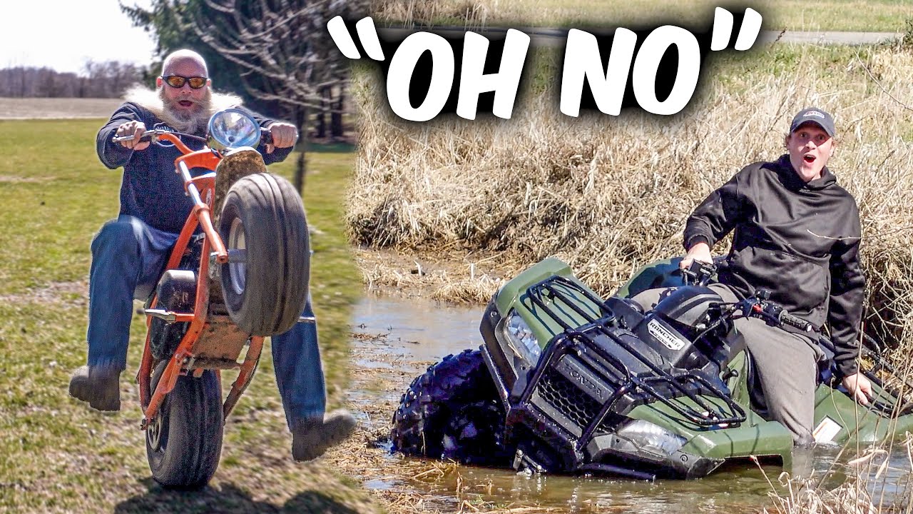 Mini Bikes & Mud Holes! | Santa's Day Off..