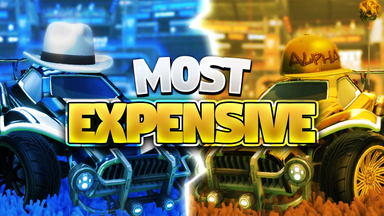 TOP 10 MOST EXPENSIVE ITEMS On Rocket League 2020