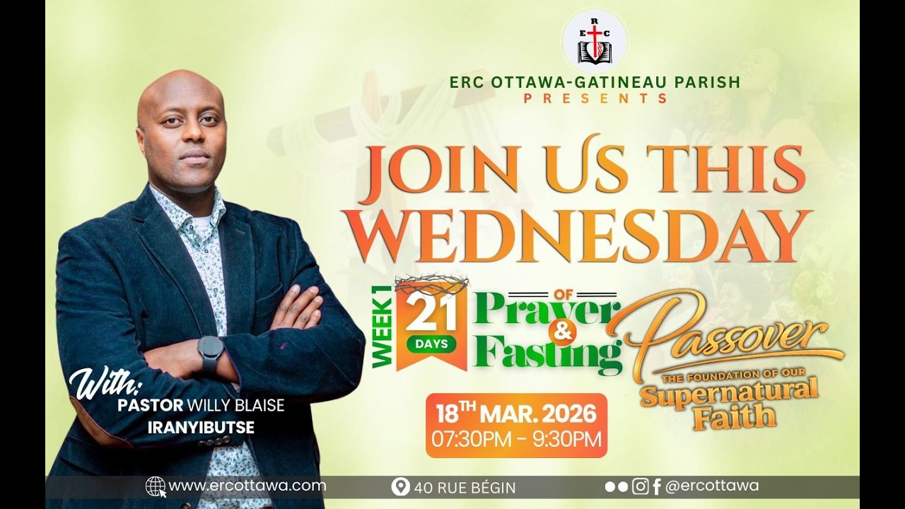 21 DAYS PRAYING & FASTING “‭FAITH THAT SEEKS AND FINDS”  WITH PASTOR WILLY BLAISE IRANYIBUTSE