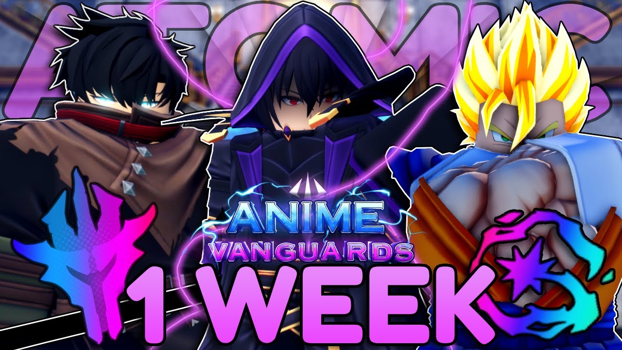 Я провел 1 неделю, *НАВЕРГАЯ* упущенное и становясь СИЛЬНЫМ в Anime Vanguards Roblox!!!
