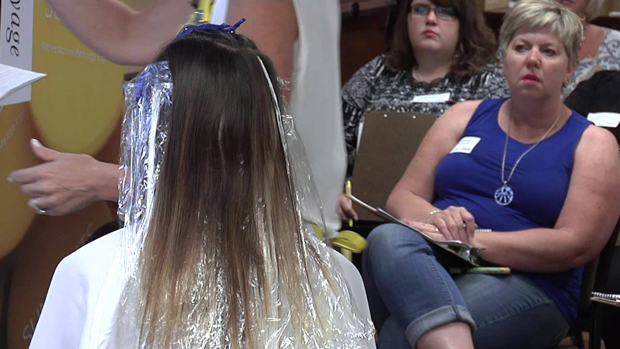 How to Create Baby Lights with Comb Balayage