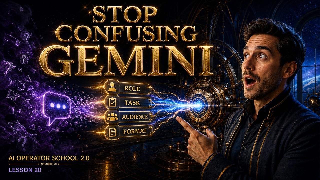 How to Prompt Gemini Better: Clear Prompts That Get Better Results | Lesson 20
