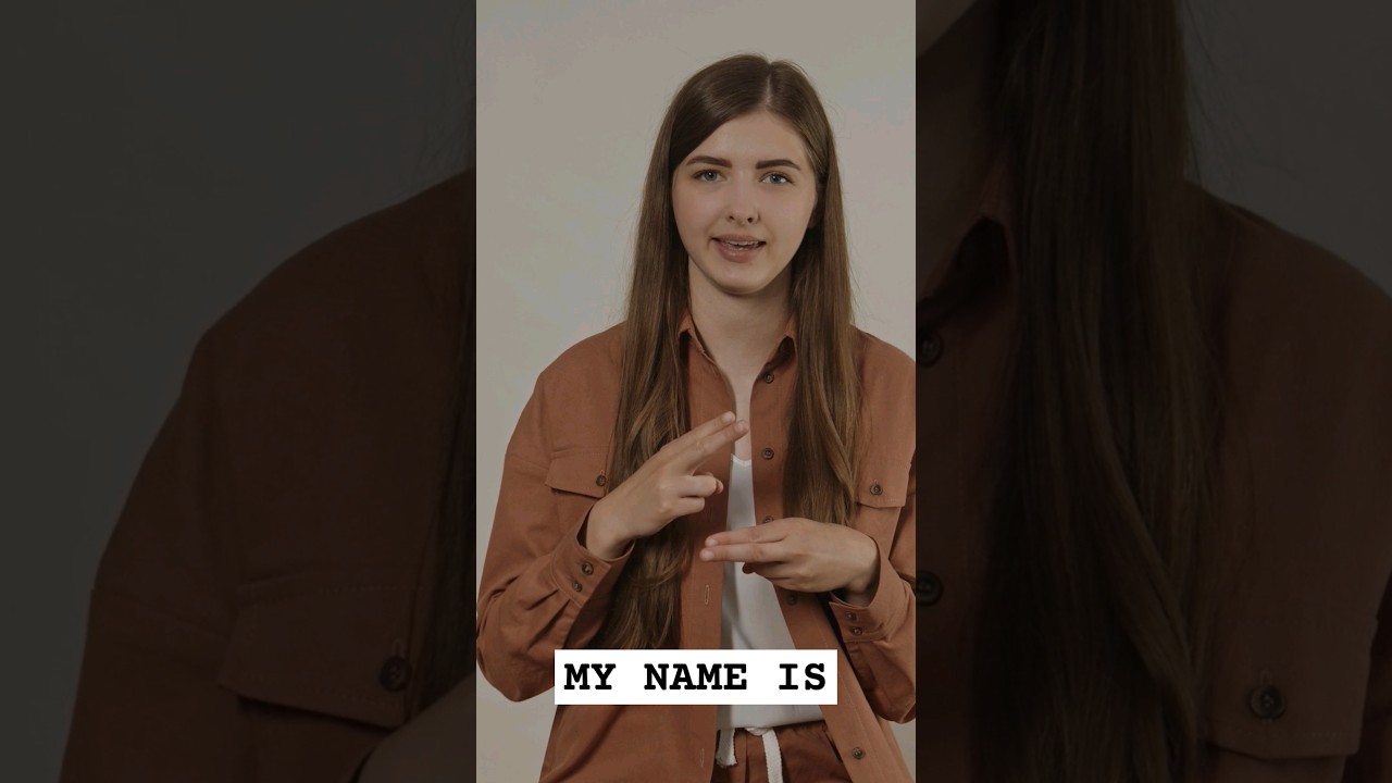 My Name Is - ASL Sign