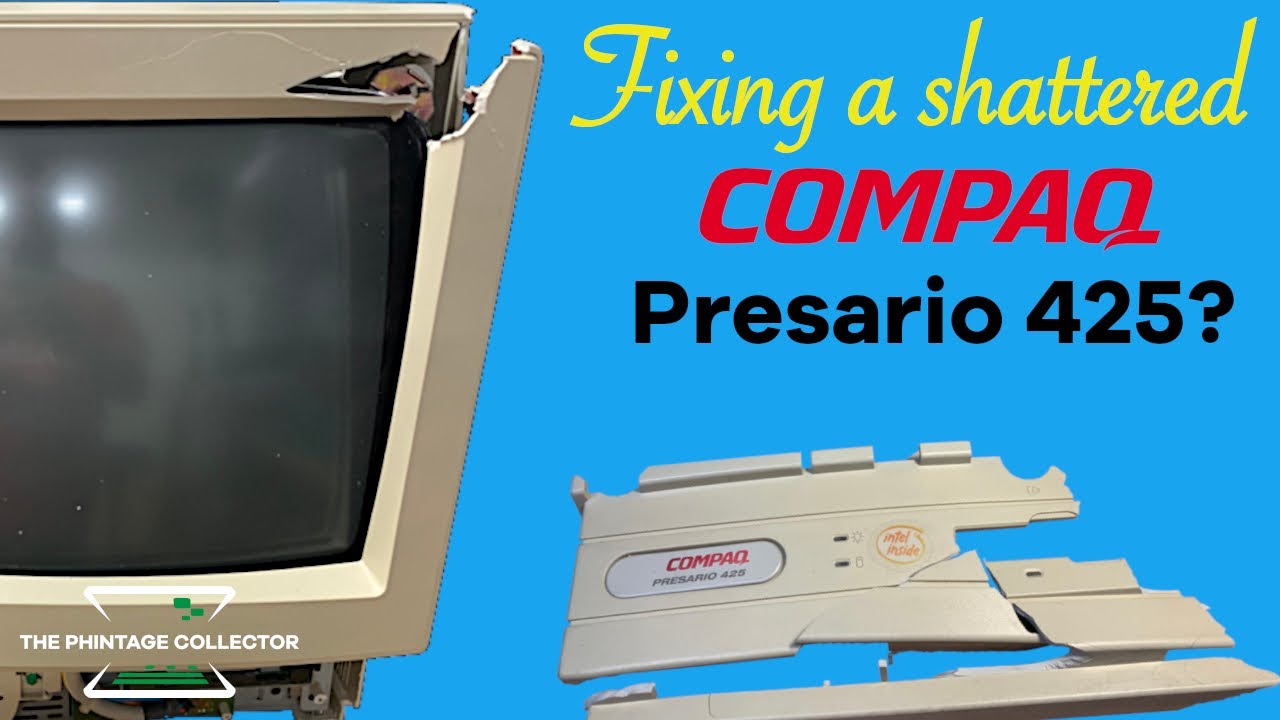 Repairing a COMPAQ Presario 425, Part 1 - A shattered Experience!