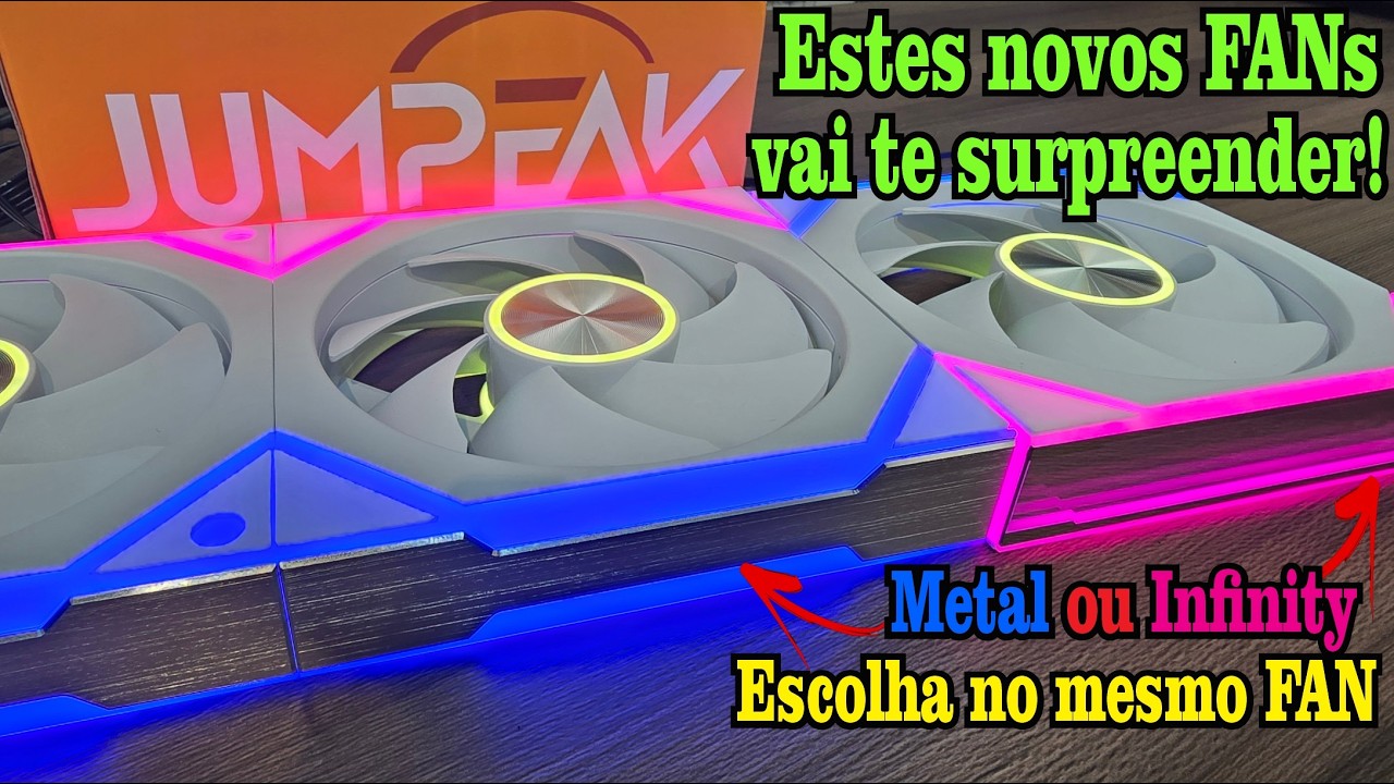 Escolha Metal ou Infinity no MESMO FAN | DS-120 Review e Testes