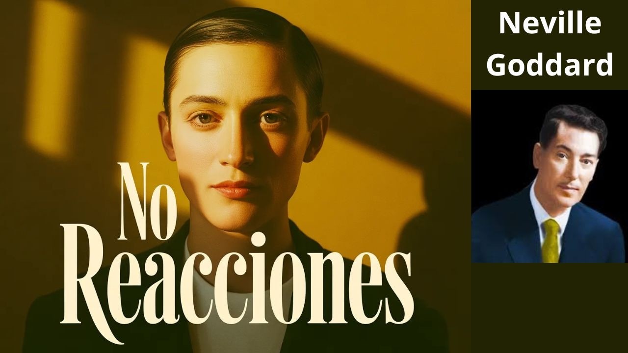 No reacciones: el poder de la calma inquebrantable -  Neville Goddard