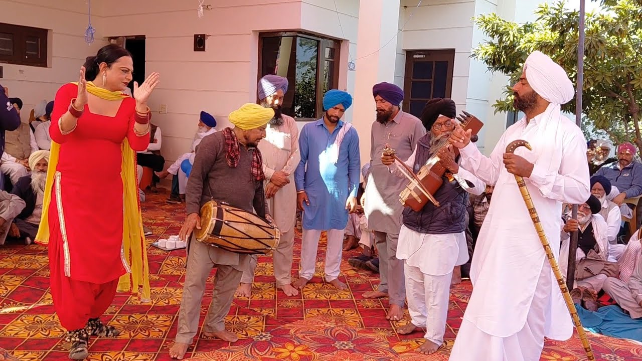 ਪਿੰਡ ਭਾਂਖਰ ਵਿੱਚ ਤਰਲੋਚਨ ਭਗਤ ਦਾ ਪੁਆਧੀ ਅਖਾੜਾ Puadhi Akhada Bhagat Tarlochan Singh Sandhi Vill-Bhankar 