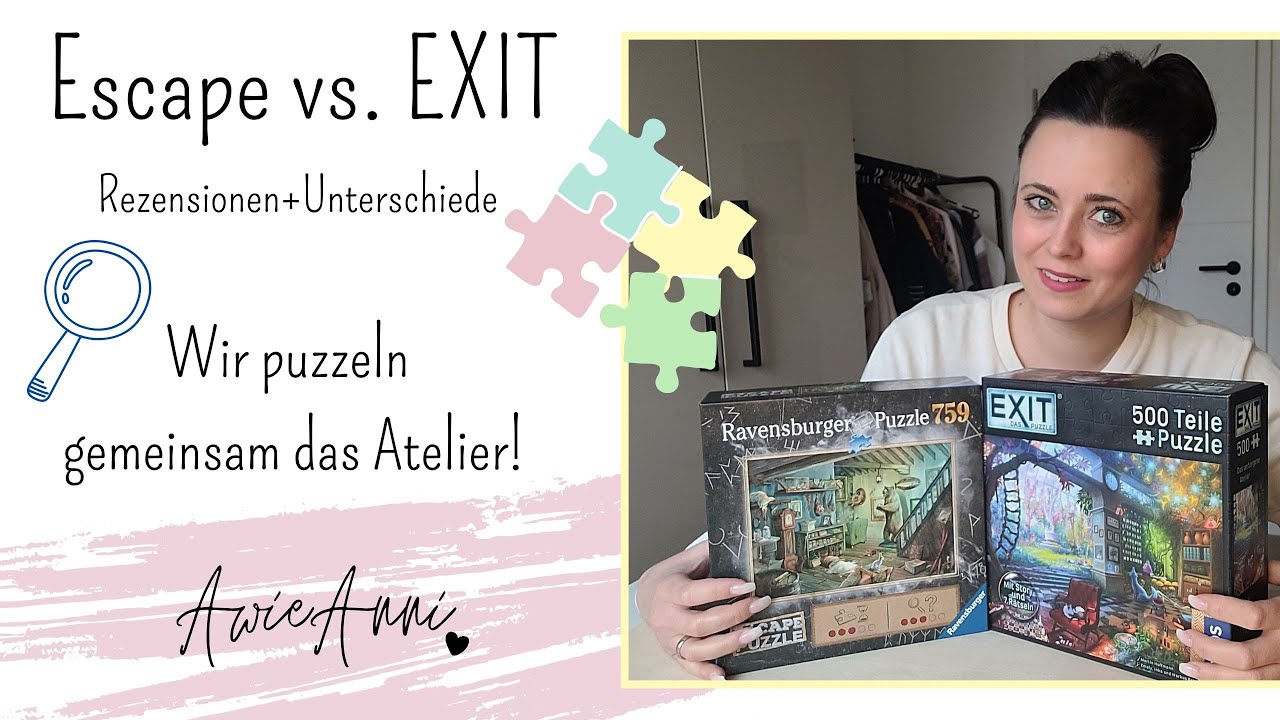 Puzzle VLOG | Escape vs. Exit | Rezension Kosmos und Ravensburger