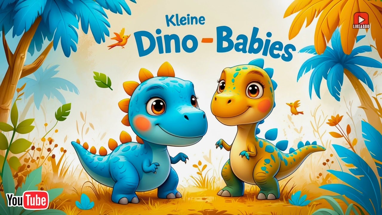 Kleine Dino-Babies - Ein süßes Kinderlied über Dinosaurier-Babys im Dschungel!