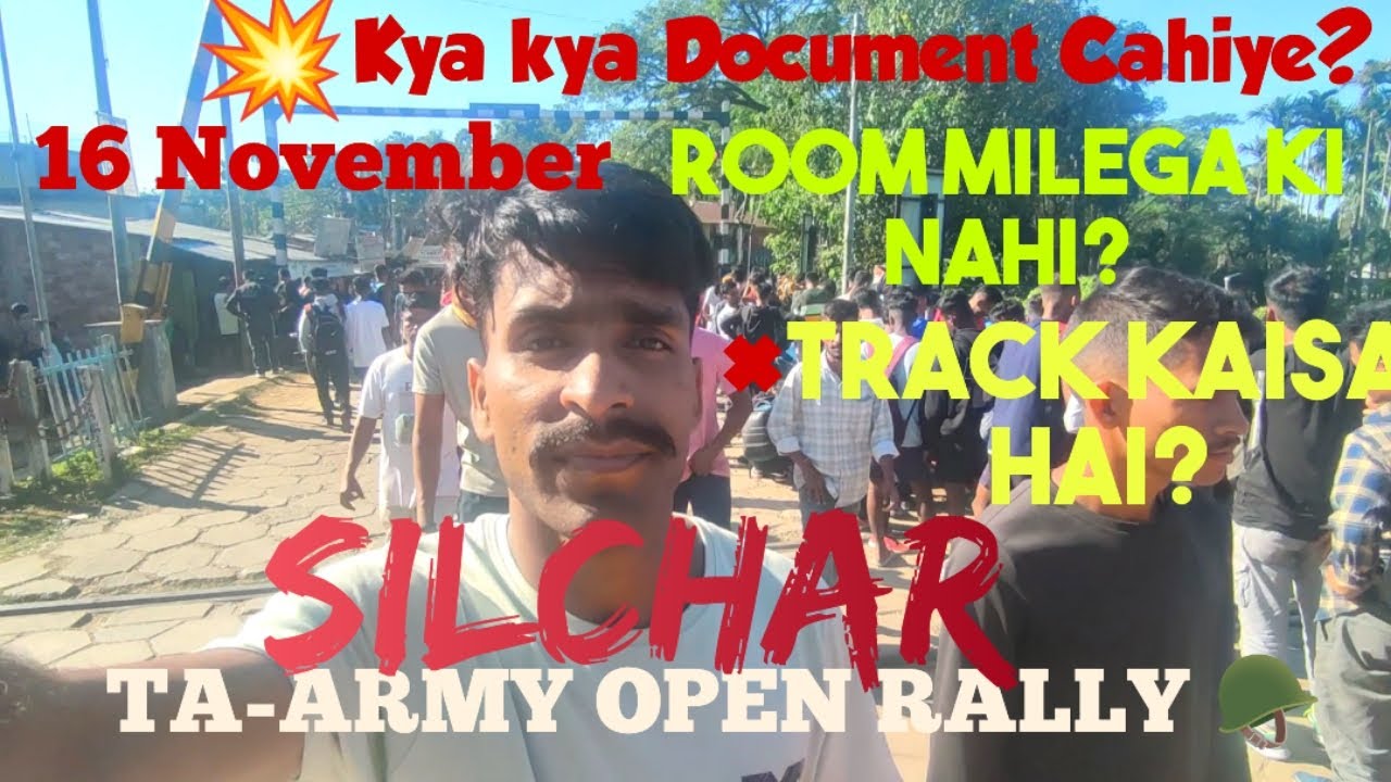 Ta-Army Open rally // 16 November // Silchar Masimpur Military Station // Running video