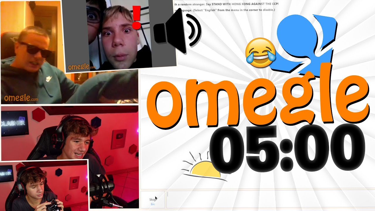 😂VADO SU OMEGLE ALLE 5 DEL MATTINO! - jumpscare, divertimento, di tutto.