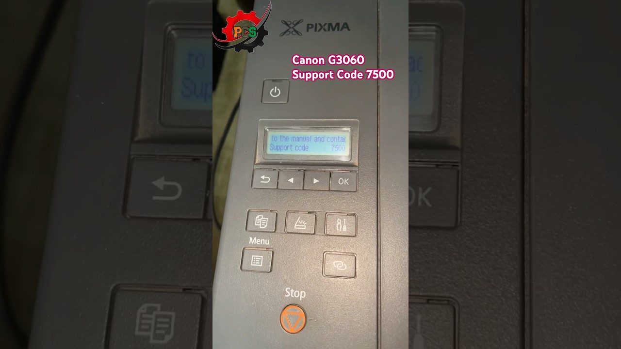 #canon #pixma #g3060 #принтер #ошибка #поддержка #код #7500 #решение
