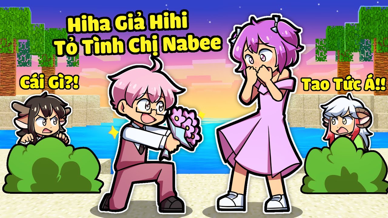 HIHA GIẢ LÀM EM TRAI HIHI CẦU HÔN CHỊ NABEE VÀ CÁI KẾT*HIHA GIẢ HIHI😂😎