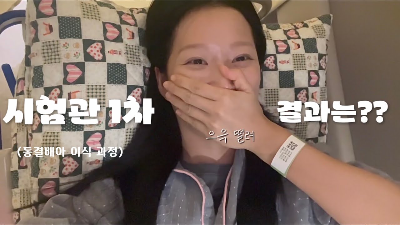 시험관 1차, 결과는?? 동결배아 이식 과정 브이로그