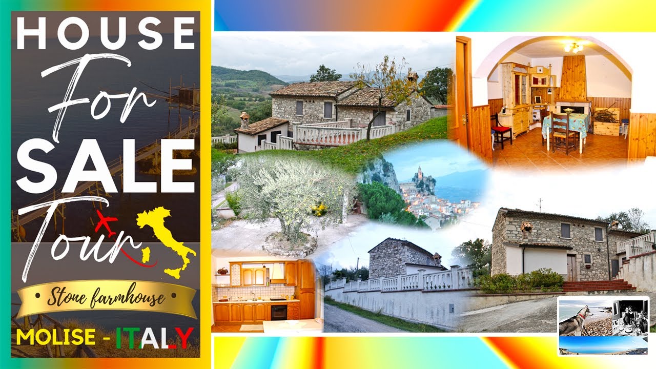 Stone Country House for Sale in Italy 🇮🇹 | Dream Home in Molise Countryside with Terrace & Garden
