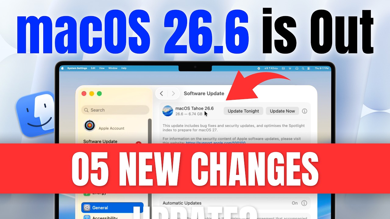 macOS 26.6 Update - Don't Miss These 5 Changes!