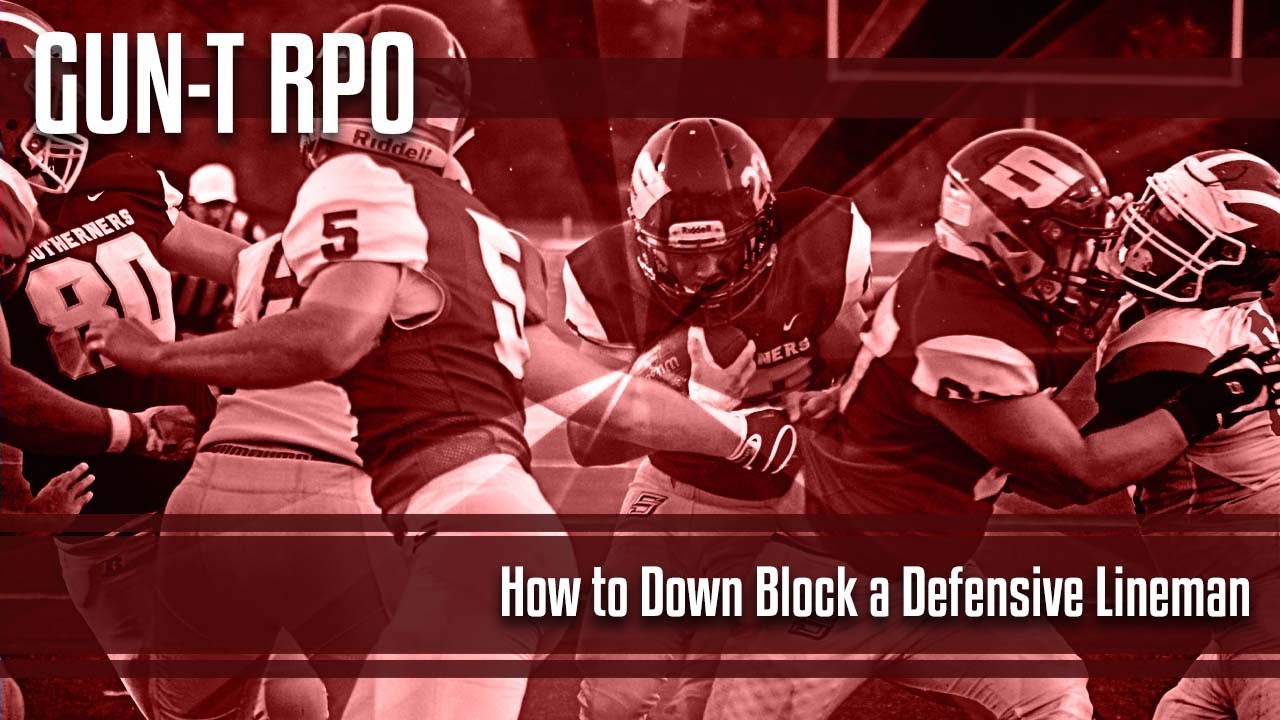 How to Down Block a Defensive Lineman