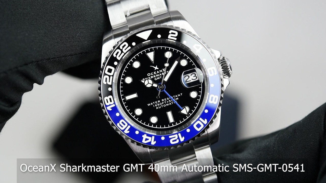 OceanX Sharkmaster GMT 40mm Automatic SMS-GMT-0541