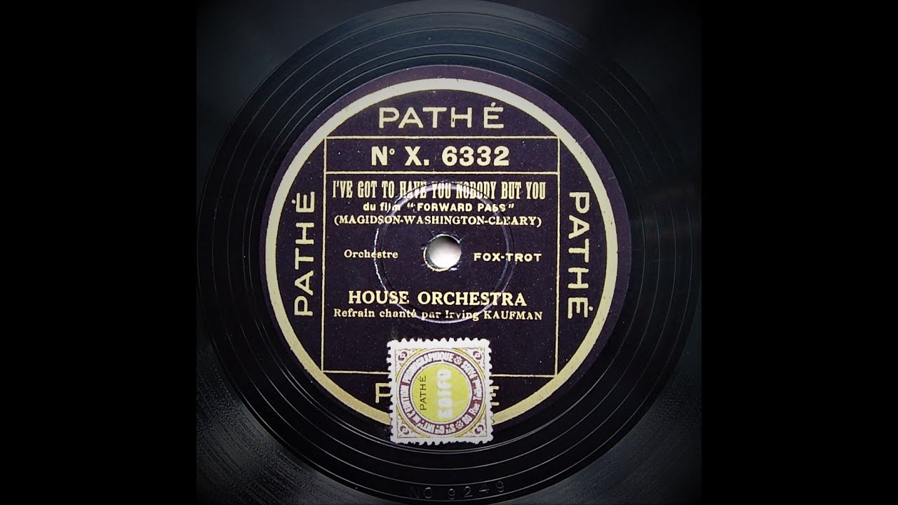 I've Got To Have You ( Nobody But You ) - Adrian Schubert and His Salon Orchestra (1929)