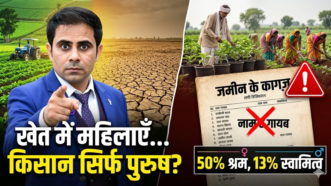 महिलाएँ खेत में मजदूर… मालिक पुरुष? भारत की खेती का कड़वा सच!