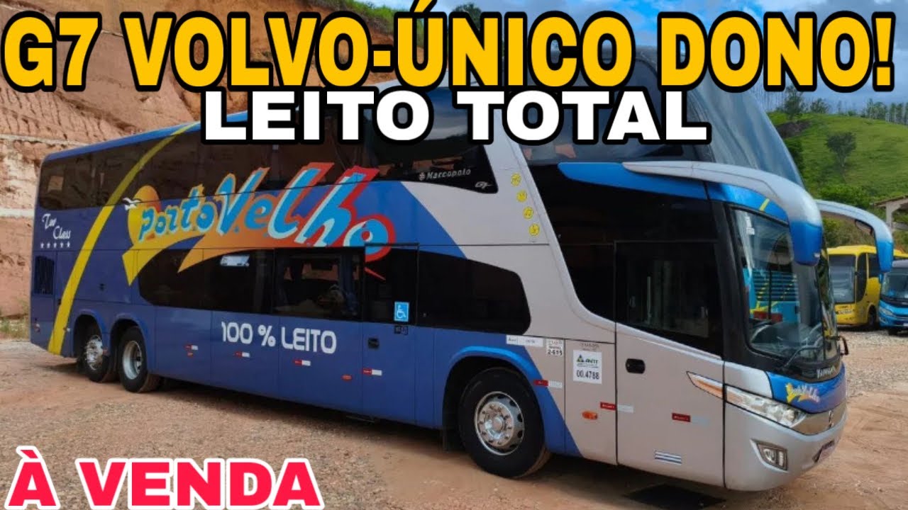 DD G7 1800 DD VOLVO B420R (ÚNICO DONO) À VENDA - LEITO TOTAL!