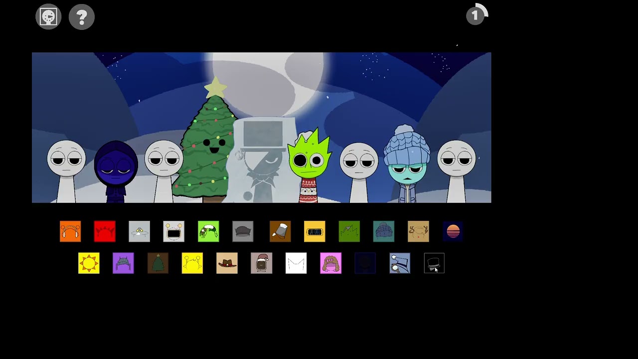 sprunki christmas mix