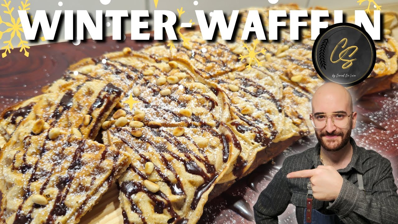 Vergiss normale Waffeln – diese Winterwaffeln mit Haselnuss & Zimt sind zum Reinlegen!