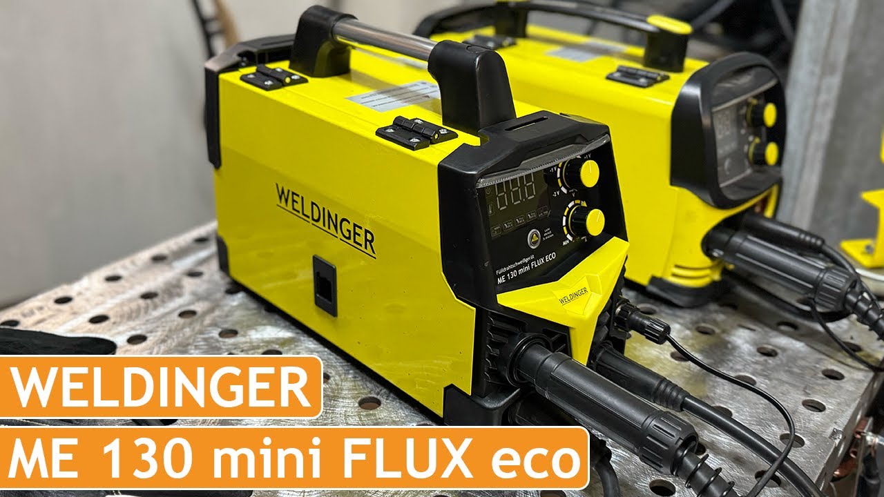 Das beste Schweißgerät für Einsteiger? Kompakt, stark, günstig - das WELDINGER ME 130 mini FLUX ECO