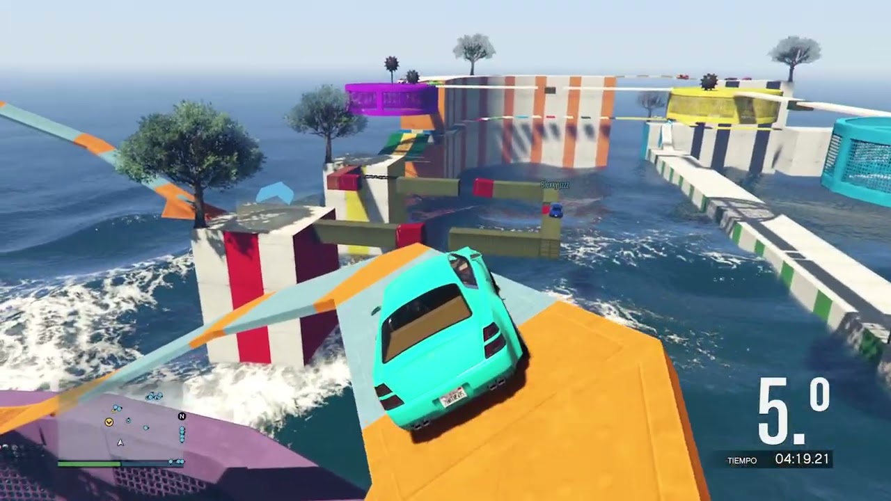 GTA5 online - PARKOUR PARA EXPERTOS Y MUCHOS JUGADORES 