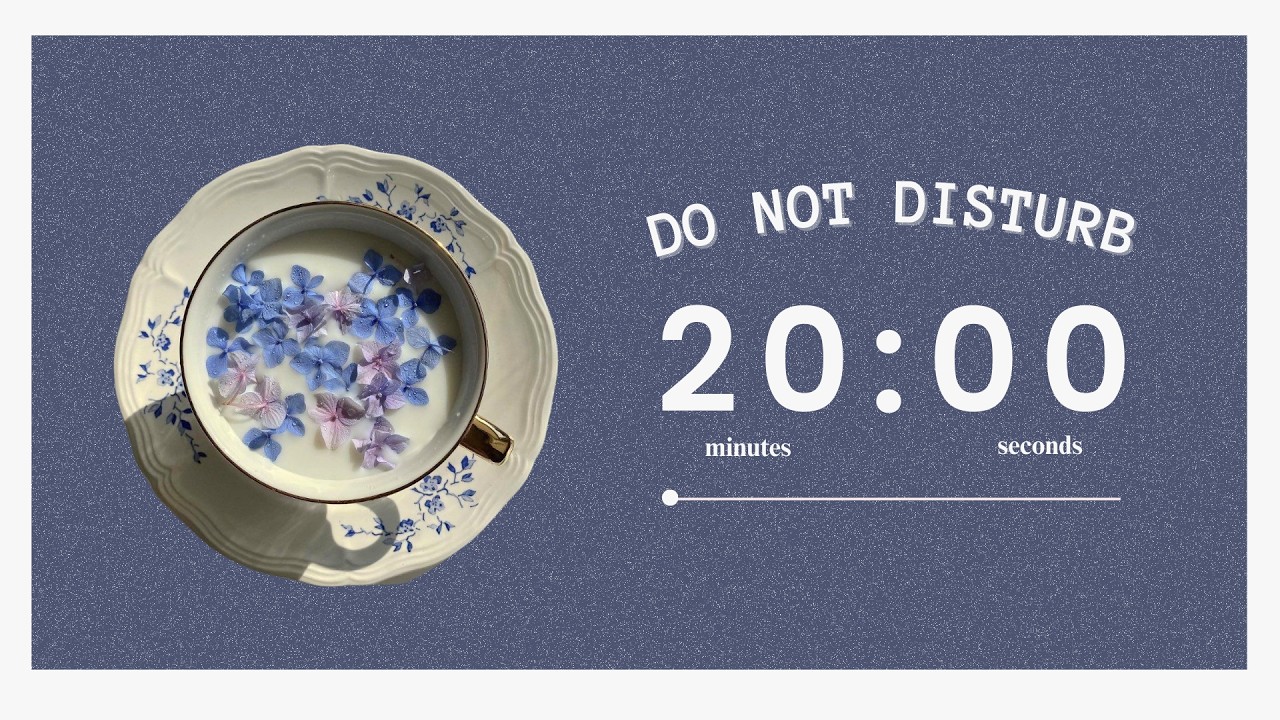 🌸 study with me - 20 minute, 10 minute break, with relaxing and cute lofi  - 3 - hour pomodoro