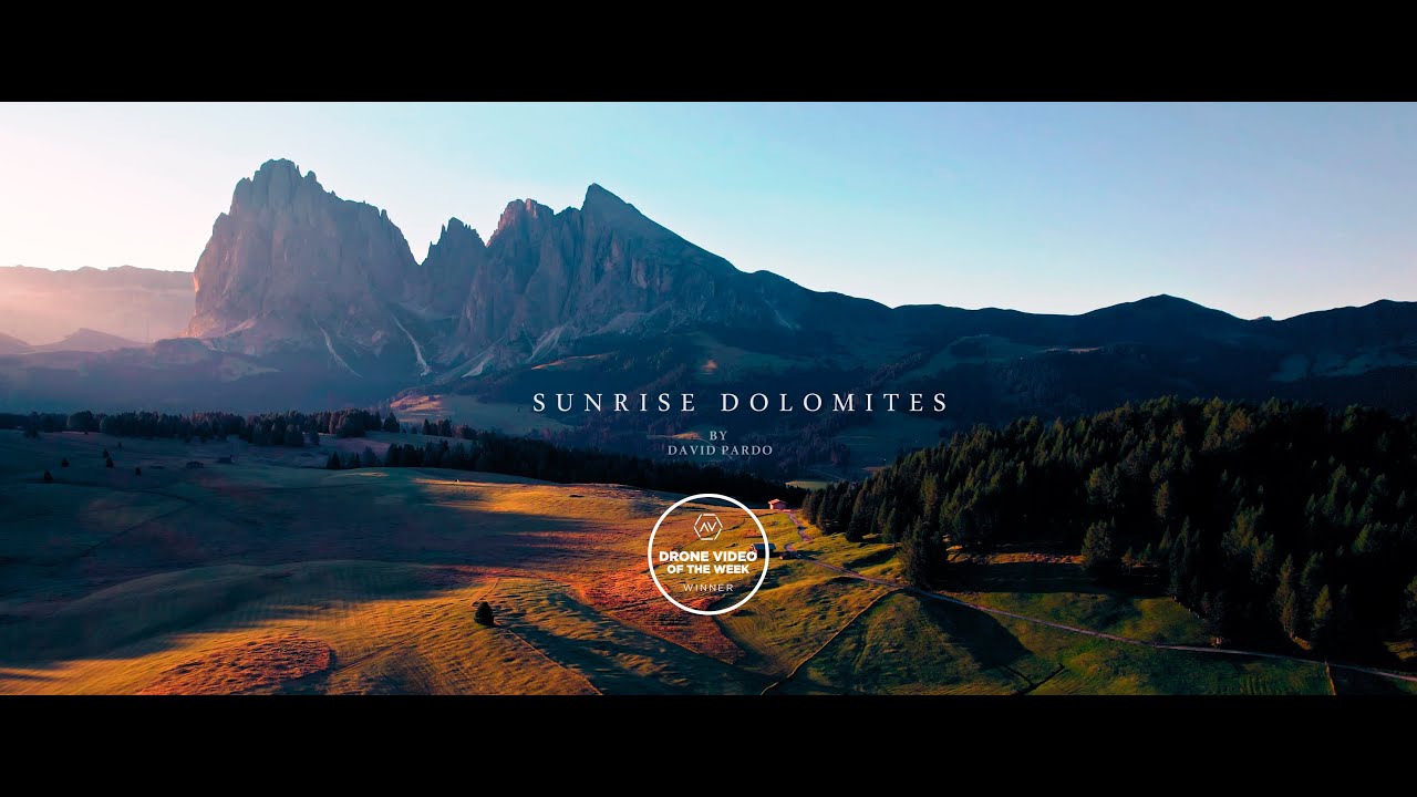 Dolomites Sunrise-Cinematic vídeo 4k