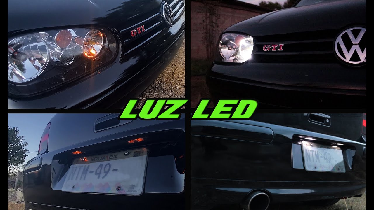 LED AL INTERIOR Y EXTERIOR DEL GOLF GTI MK4