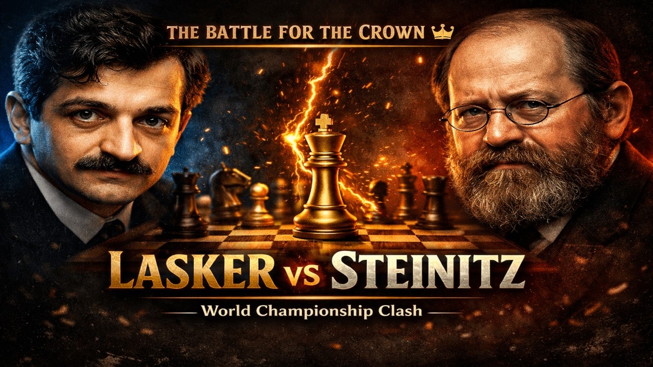 Lasker vs Steinitz – The Battle That Changed Chess History ♚#chesstacticstoremember