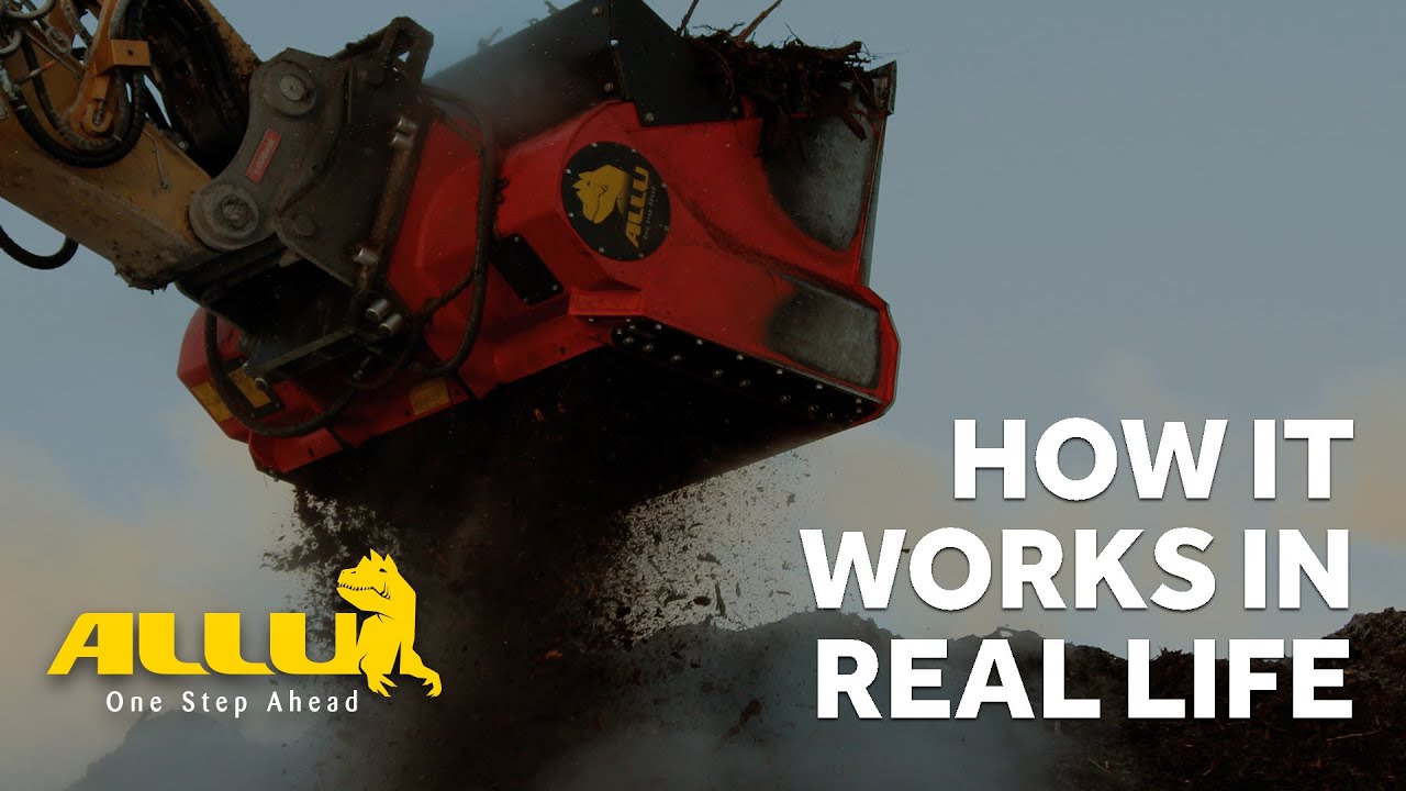 ALLU Transformer Screening and Crushing Attachments