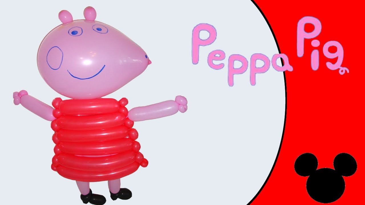 Balloon Twisting - Peppa Pig - Balloon Modelling Art