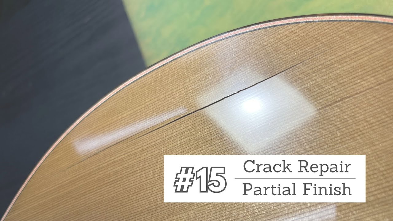 Classical Guitar | Crack Repair/Partial Finish【吉他修理人 | GuitarRepairmanTW 】