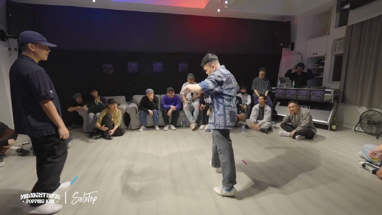 Lok VS Jun | popping 1on1 Final | Midnight hour IV