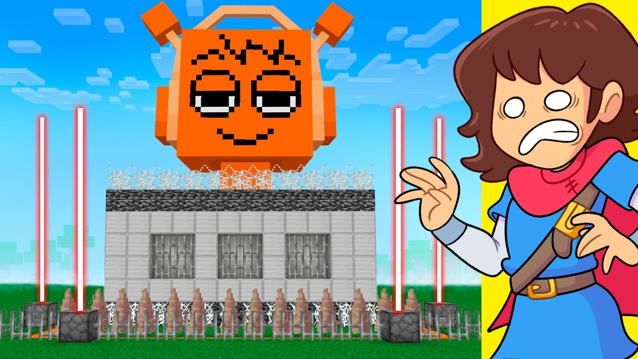 Sprunki Vs Security House in Minecraft