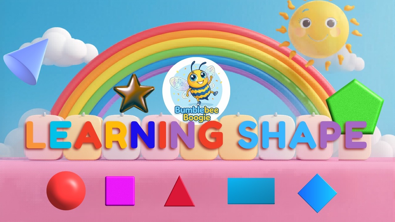 Learning shapes |Bumblebee Boogie |Nursery rhymes