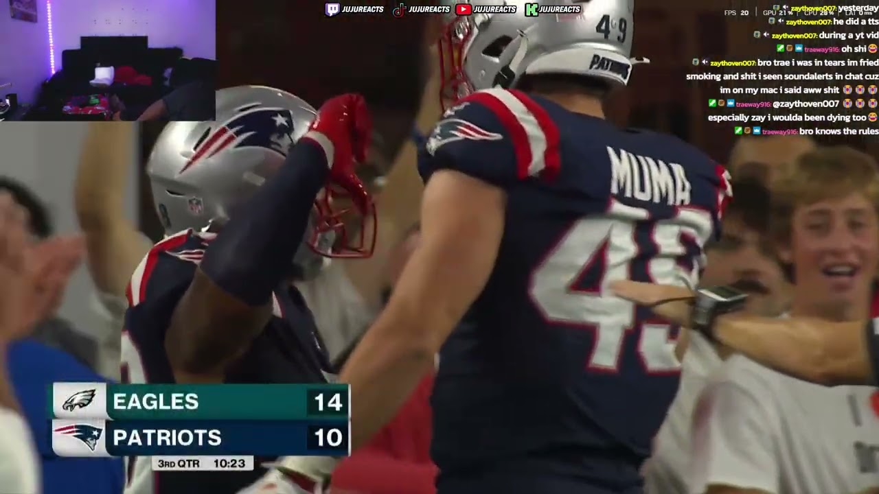 JuJuReacts: Лучшие моменты матча Philadelphia Eagles против New England Patriots &mdash; 2-я неделя пре...
