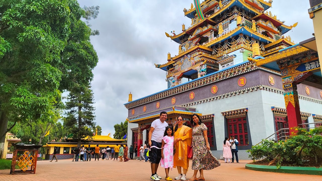 Namdroling Monastery | India's Largest Tibetan Settlement | Golden Temple in Coorg | 23-Jun-2024 |