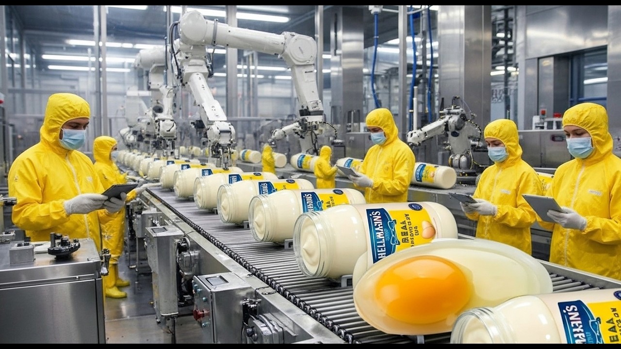 Inside a Modern Factory - How Hellmann's Mayonnaise is Made | Complete Process