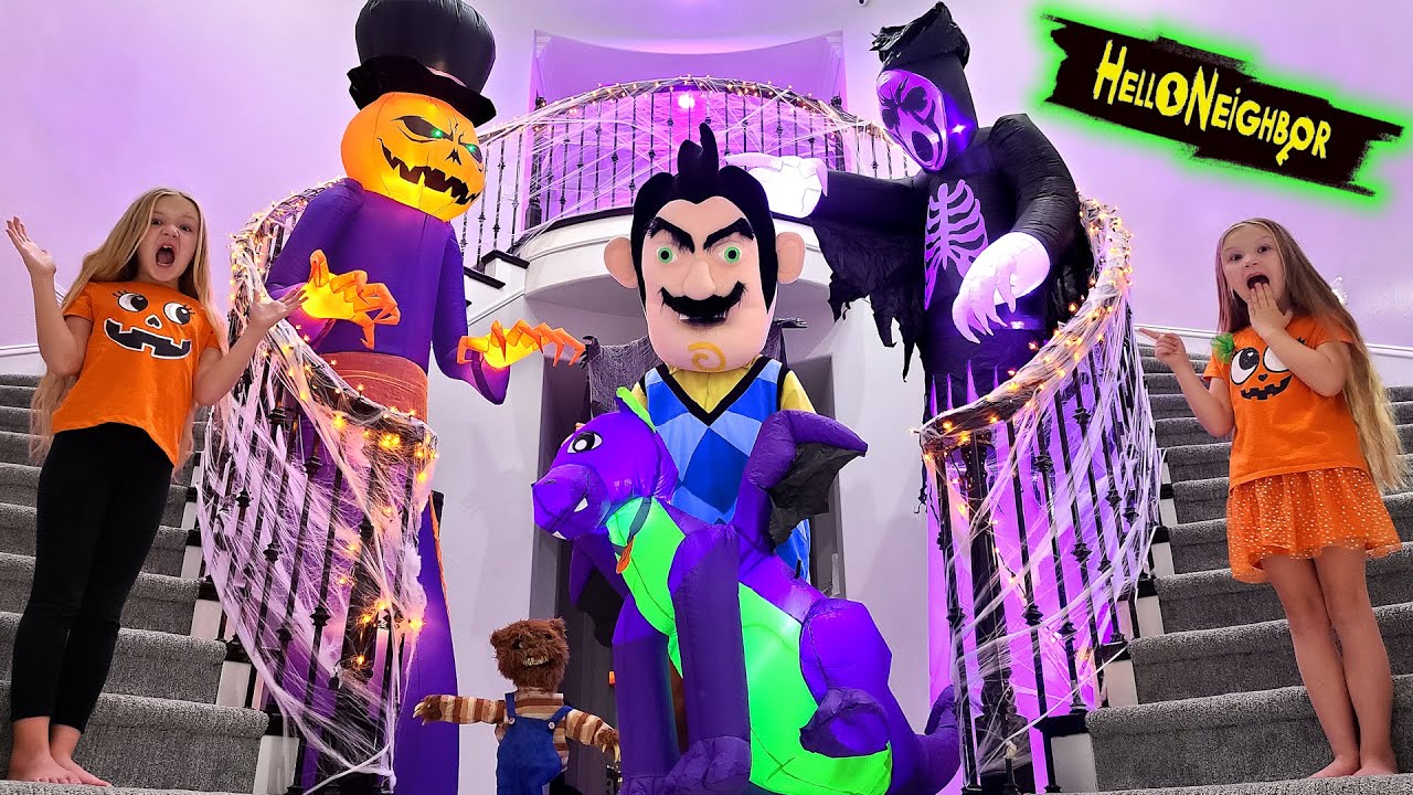 Hello Neighbor Steals Halloween!!!