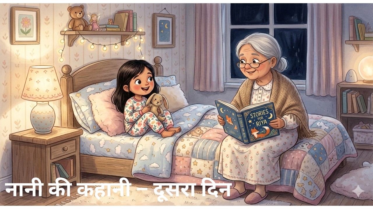 नानी की कहानी &ndash; दूसरा दिन II ☁️ बहादुर नन्हा बादल
