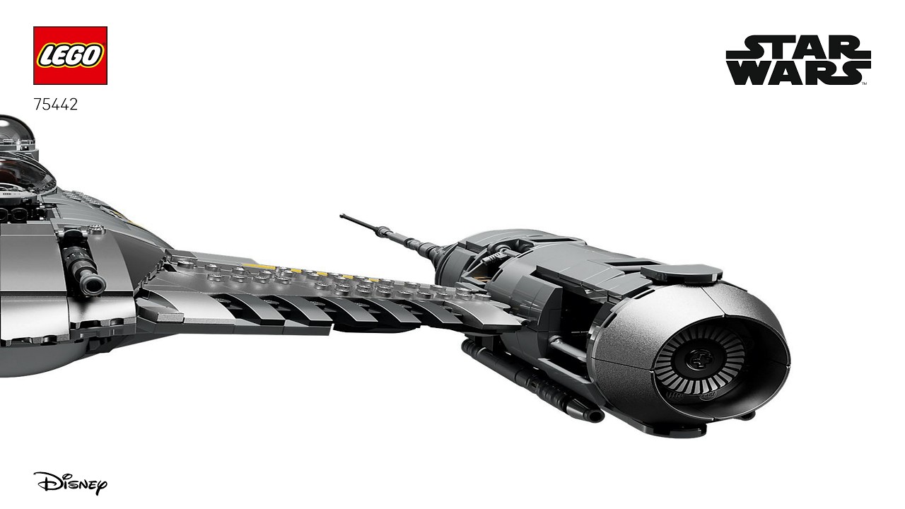 🛸 LEGO instructions 🛸 Star Wars 🛸 75442 🛸 The Mandalorian's N 1 Starfighter&trade; 🛸