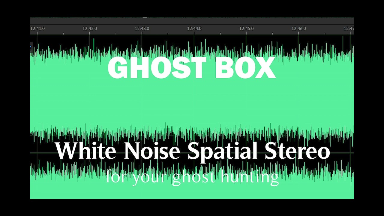 Ghost Box Session | White Noise Tone for Generating EVPs | 24 Minutes Long | ASMR