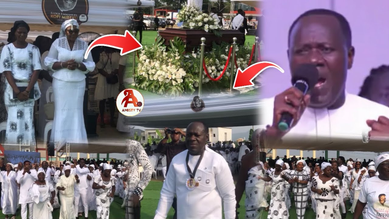 Elder Mireku's Tribute Song that Moved Ohema Mercy to Tears at His Father's Final Funeral Service 😭💔