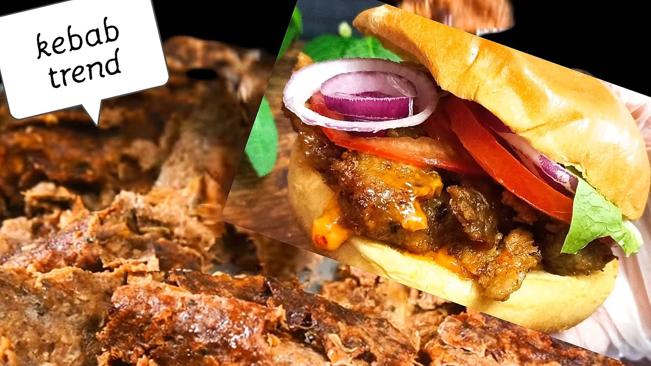 Vous achetez plus le kebab👆الوصفة لي قالبه الدنيا دونر كباب تركي😋kebab trend💚كباب ترند