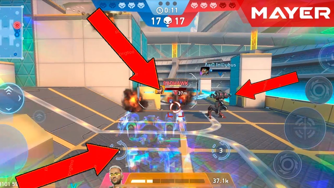 It was a rare moment with 6 alive in battle | Mech Arena