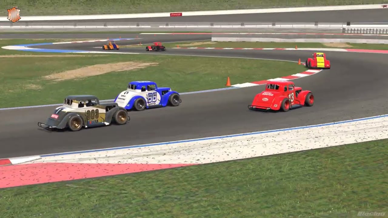 HDR Legends Ameriikan kierue Cup Charlotte Race 2 iRacing